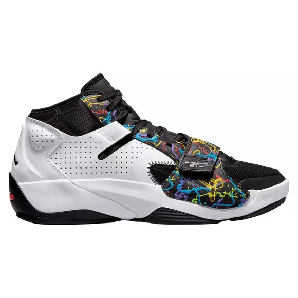 Jordan Zion 2 Basketball Shoes (Big Kid) – Black/White/Green Strike, Size 4M - Picture 6 of 7